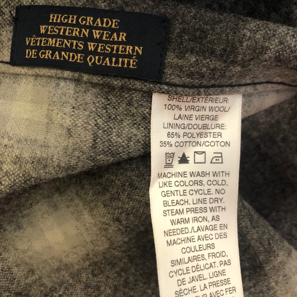 Pendleton Wool Pearl Snap (Medium) - image 3